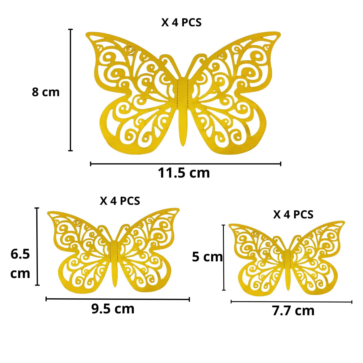 Mariposas Decorativas 3D