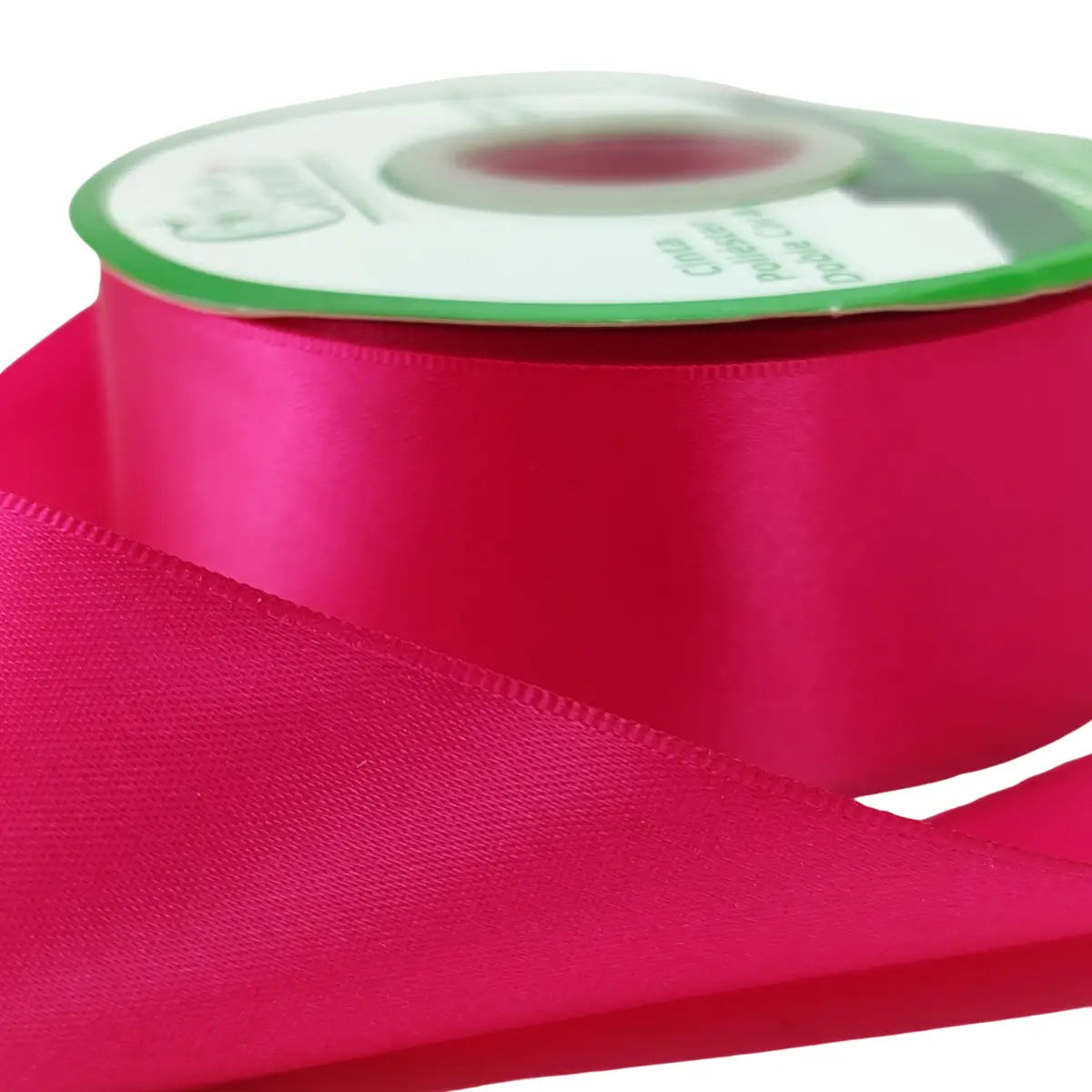 Cinta Satinada Fucsia Premium Doble Cara