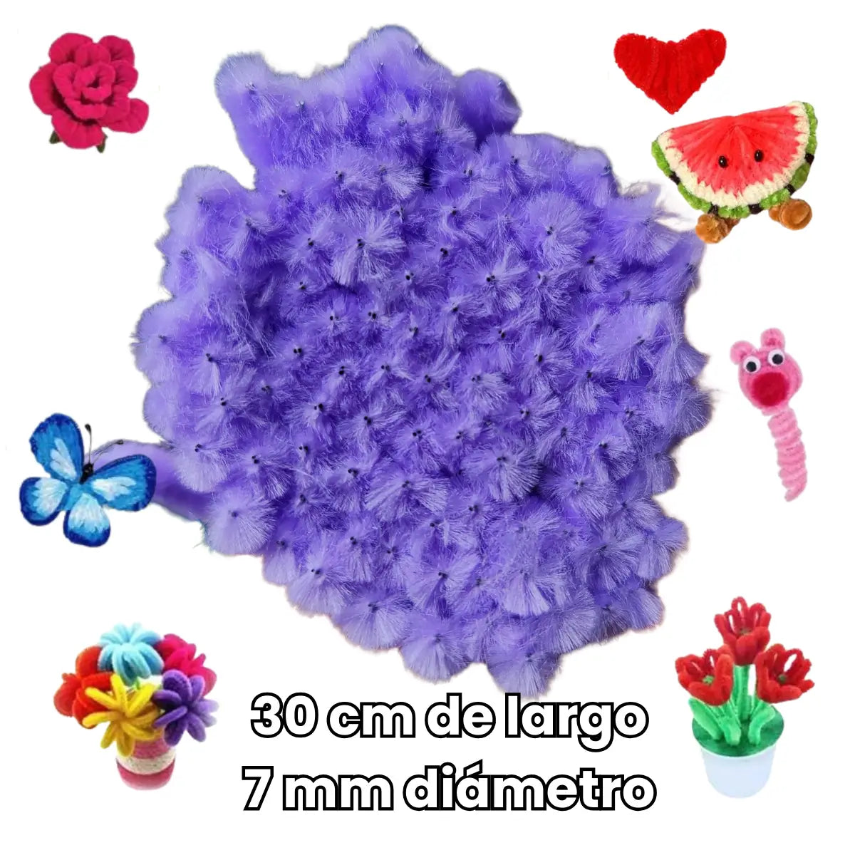 Limpia Pipas Chelines Lila x 100 unds
