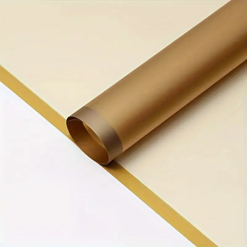 Papel Coreano Dorado Borde Dorado 58 x 58 cm