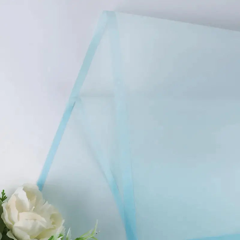 Papel Coreano Azul Claro Borde Azul 58 x 58cm