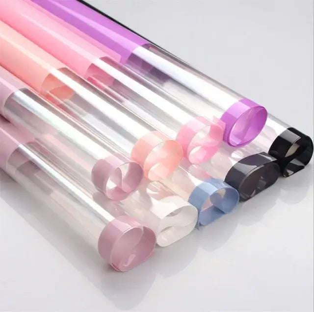 Papel Coreano Transparente - Vinotinto 58 x 58cm