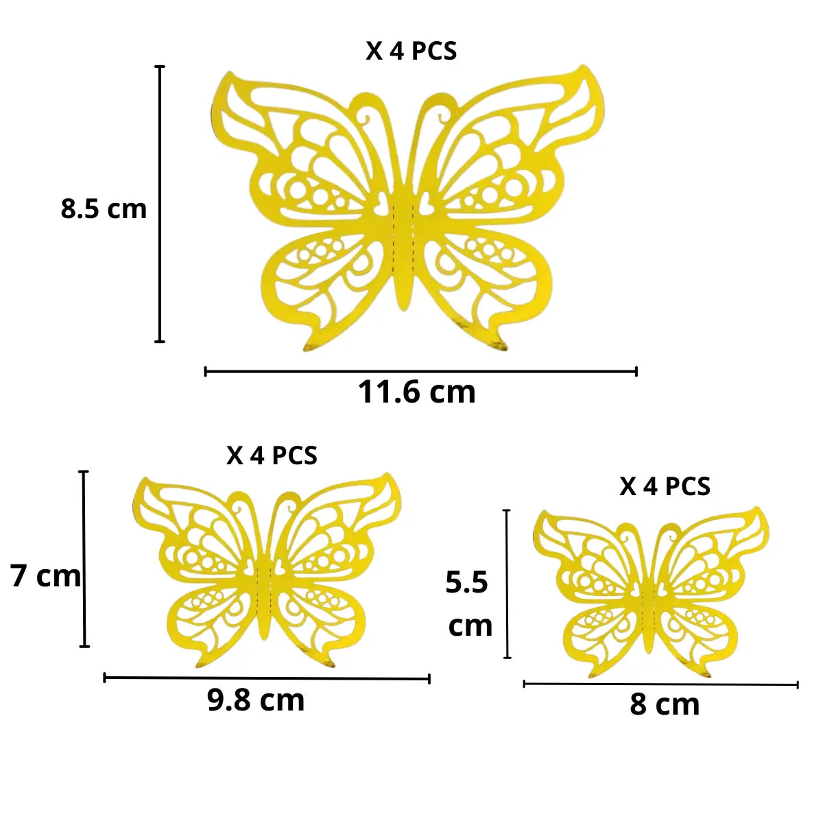 Mariposas Decorativas 3D