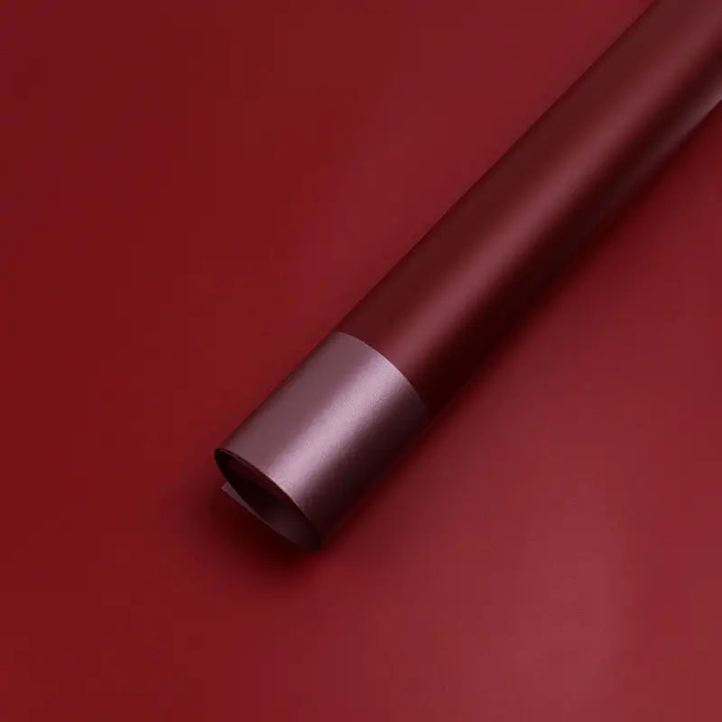 Papel Coreano color Vino Tinto para envolver flores