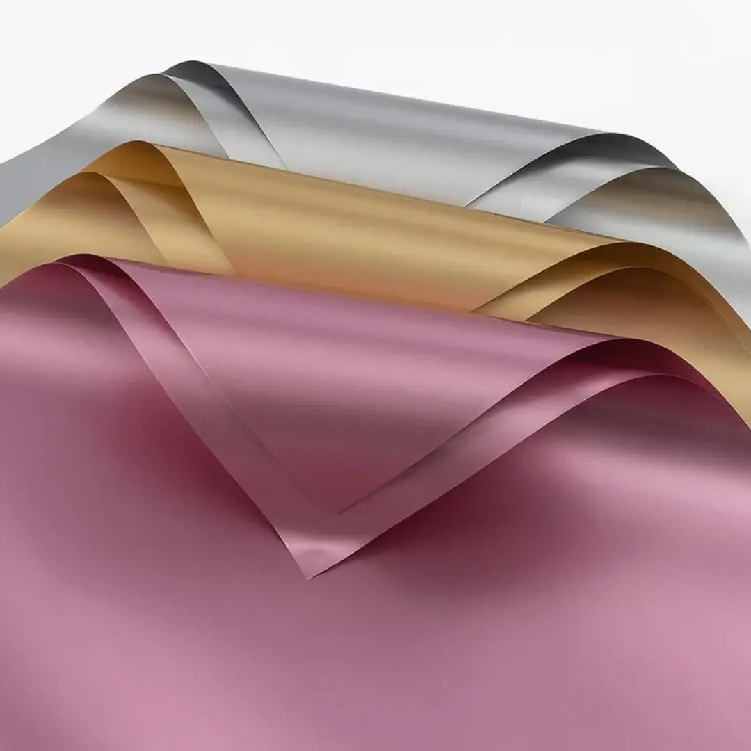 Papel Coreano Dorado Metálico 58 x 58cm