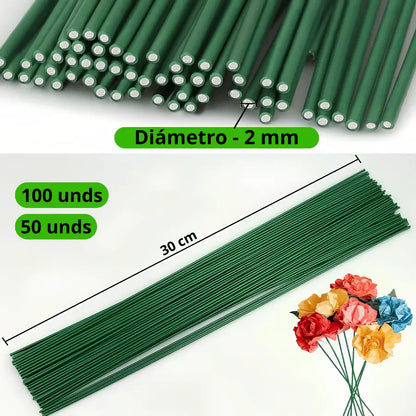Alambre Floral - Tallo Artificial