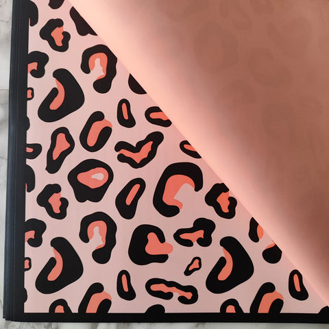 Papel coreano Estampado color Rosa, paquete x 20 pliegos 58x 58 cm