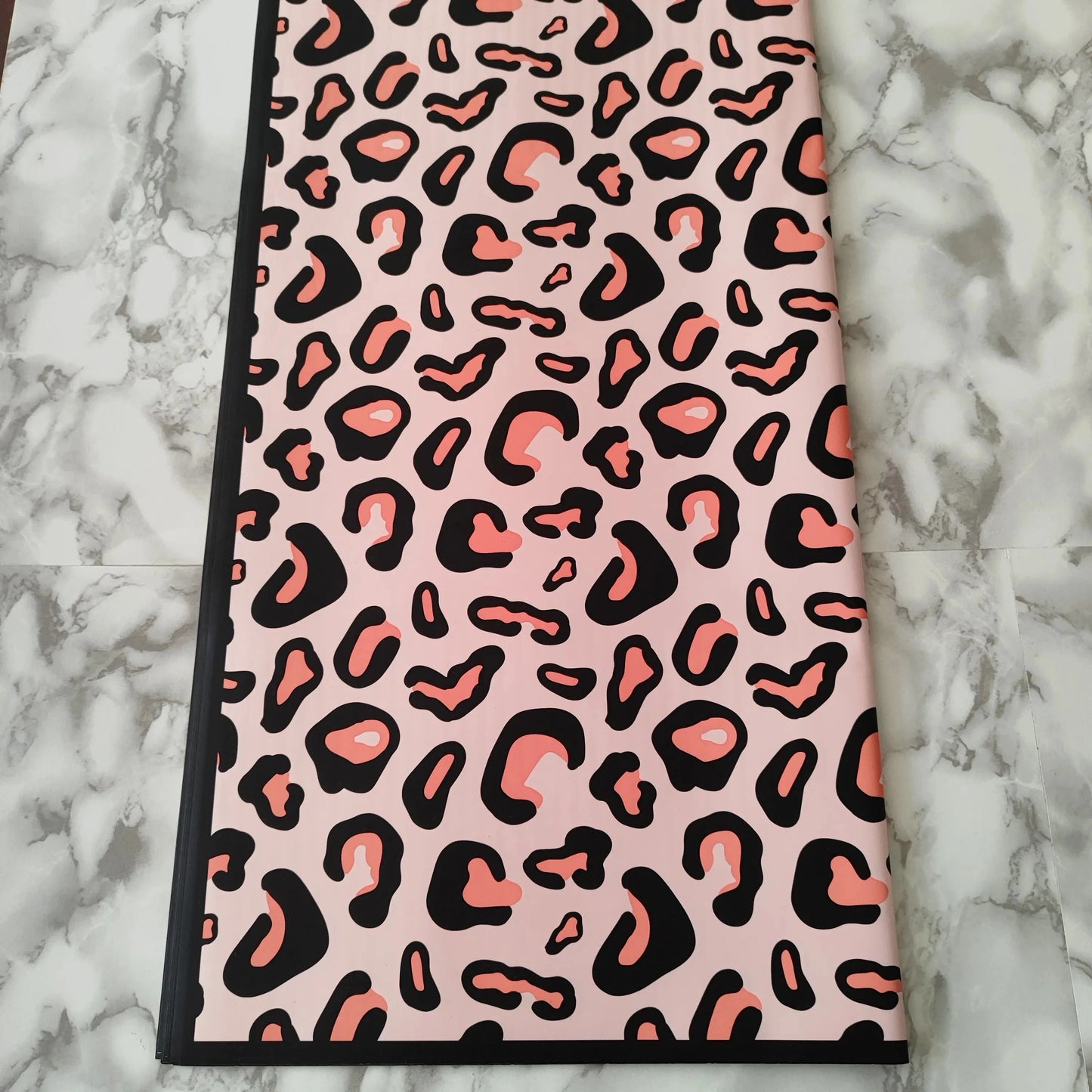 Papel Coreano Leopardo Rosa 58 x 58cm