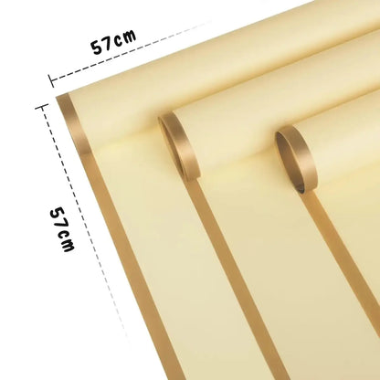 Papel Coreano Borde Dorado 57 x 57cm