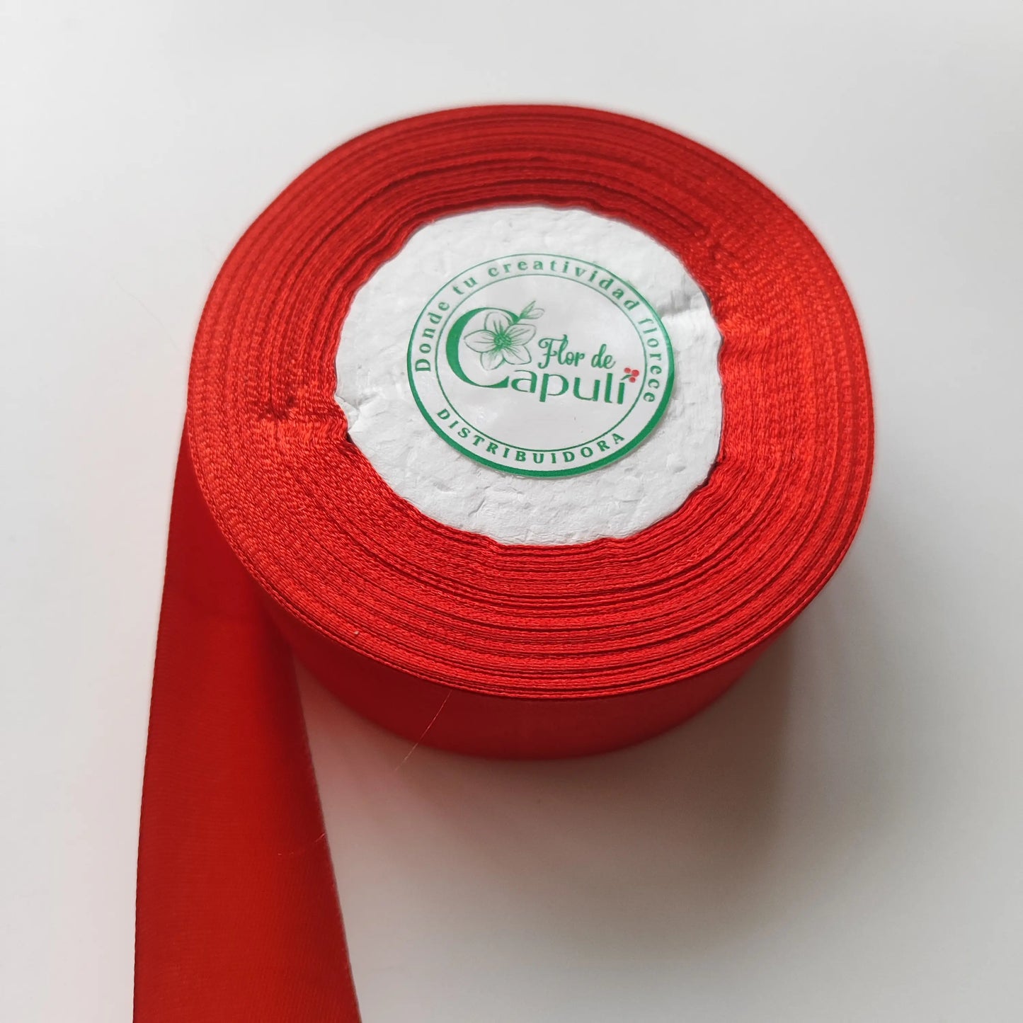 Cinta Satín Roja 4cm x 30m