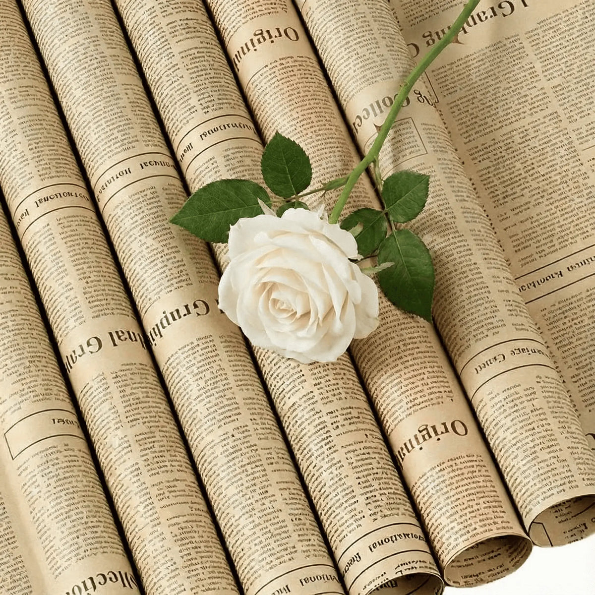 Papel Coreano Periódico 70 x 50cm