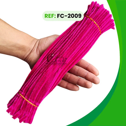 Limpia Pipas Chelines Rosa Roja x 100 unds