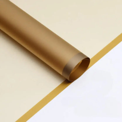 Papel Coreano Dorado Borde Dorado 58 x 58 cm