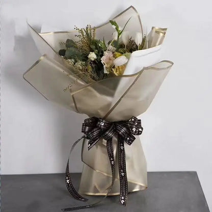 Papel Coreano Dorado Borde Dorado 58 x 58 cm