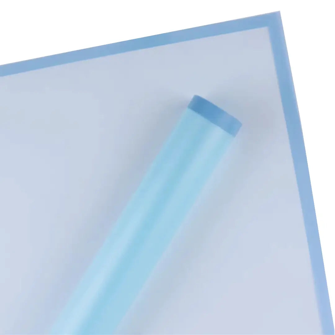 Papel Coreano Azul Claro Borde Azul 58 x 58cm