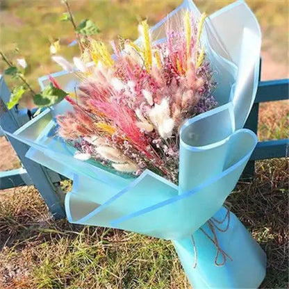 Papel Coreano Azul Claro Borde Azul 58 x 58cm