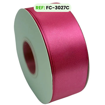 Cinta Satinada Doble Cara Estándar 4 cm x 45 m color Fucsia