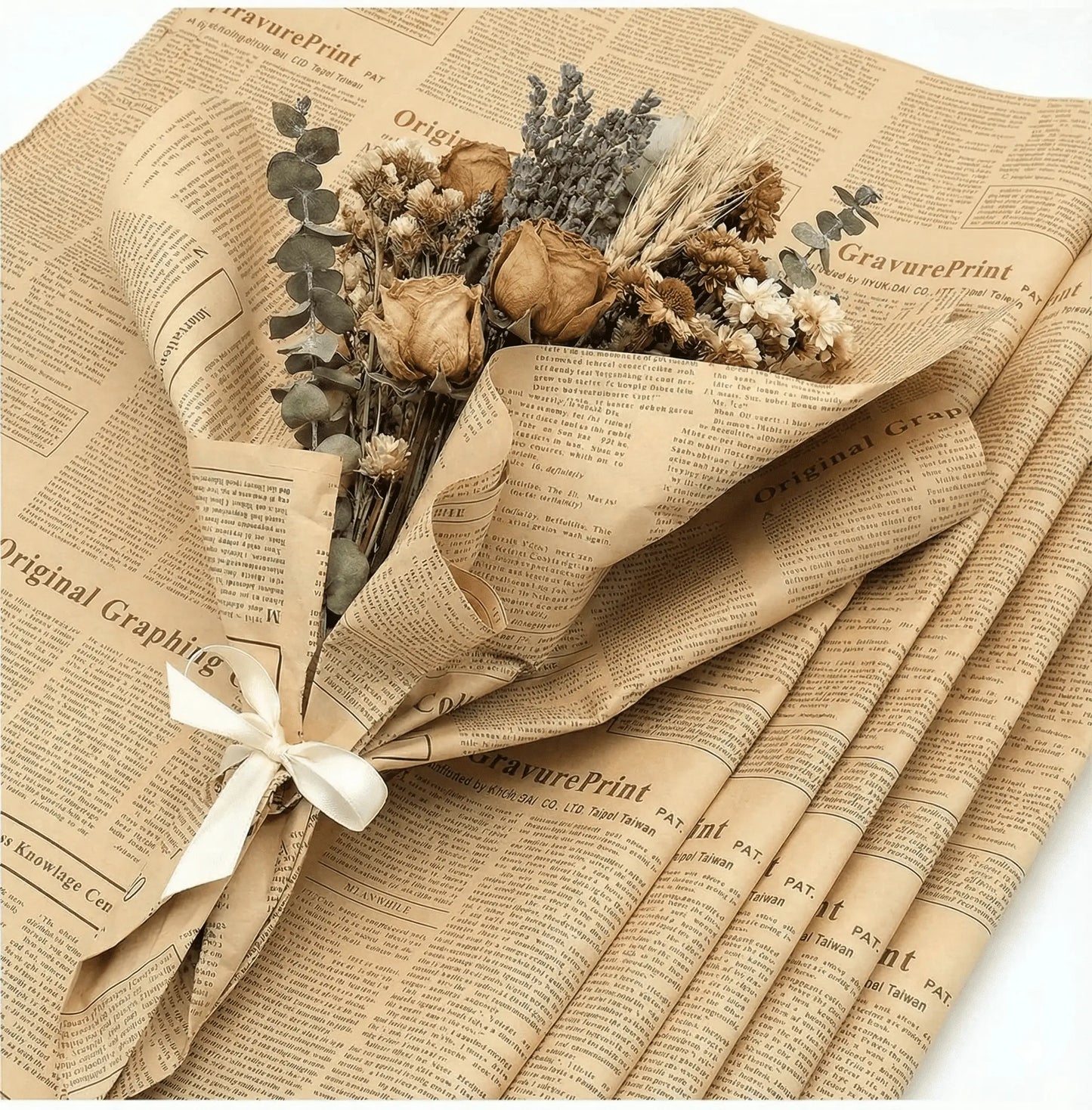 Papel Coreano Periódico 70 x 50cm