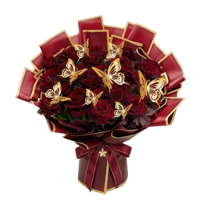 Papel Coreano Borde Dorado 57 x 57cm